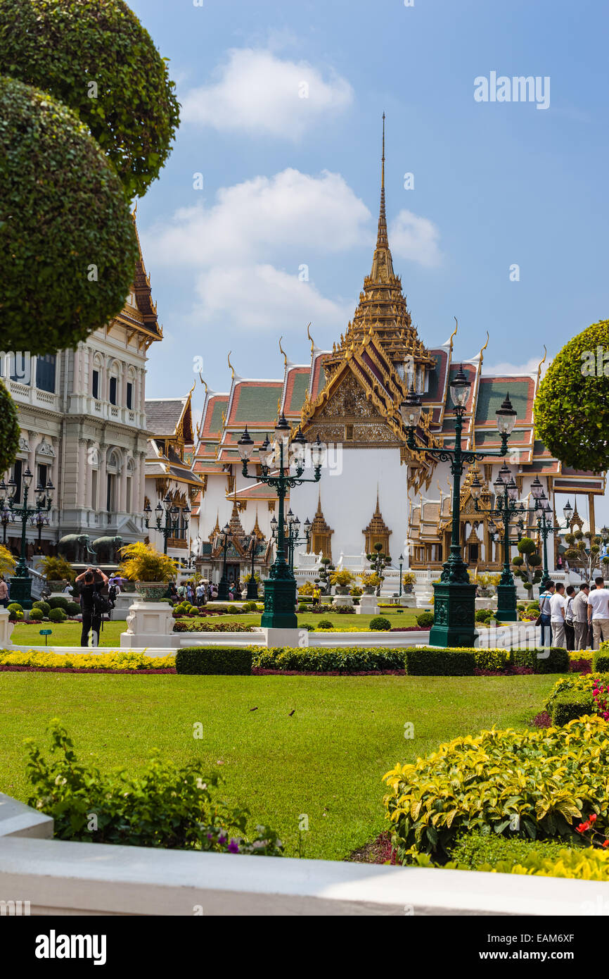 Phra Thinang Dusit Maha Prasat in Royal Palace Bangkok, Thailand Stock Photo