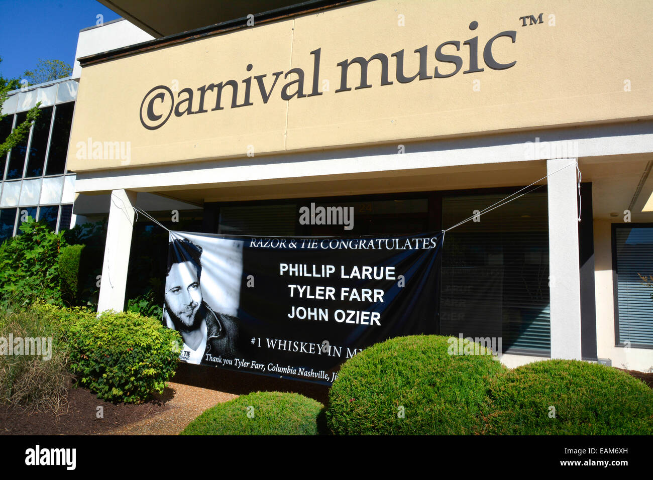 A Banner Displayed In Front Of Carnival Music An Independent