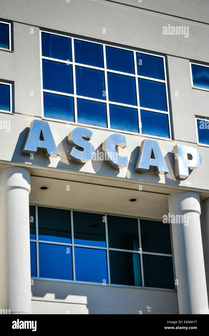 The modern and beautiful ASCAP (American Society of Composers, Authors