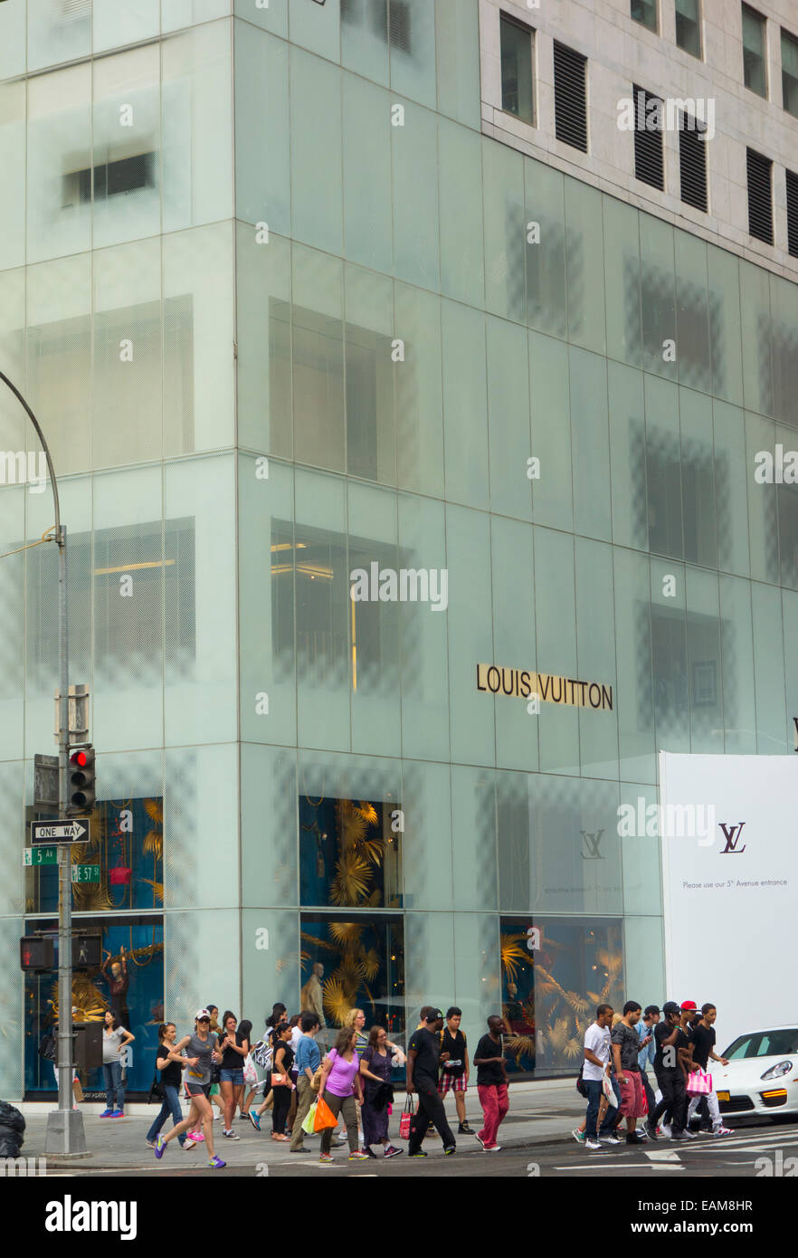 Louis Vuitton store. New York City. USA, Stock Photo, Picture And Rights  Managed Image. Pic. A70-816279