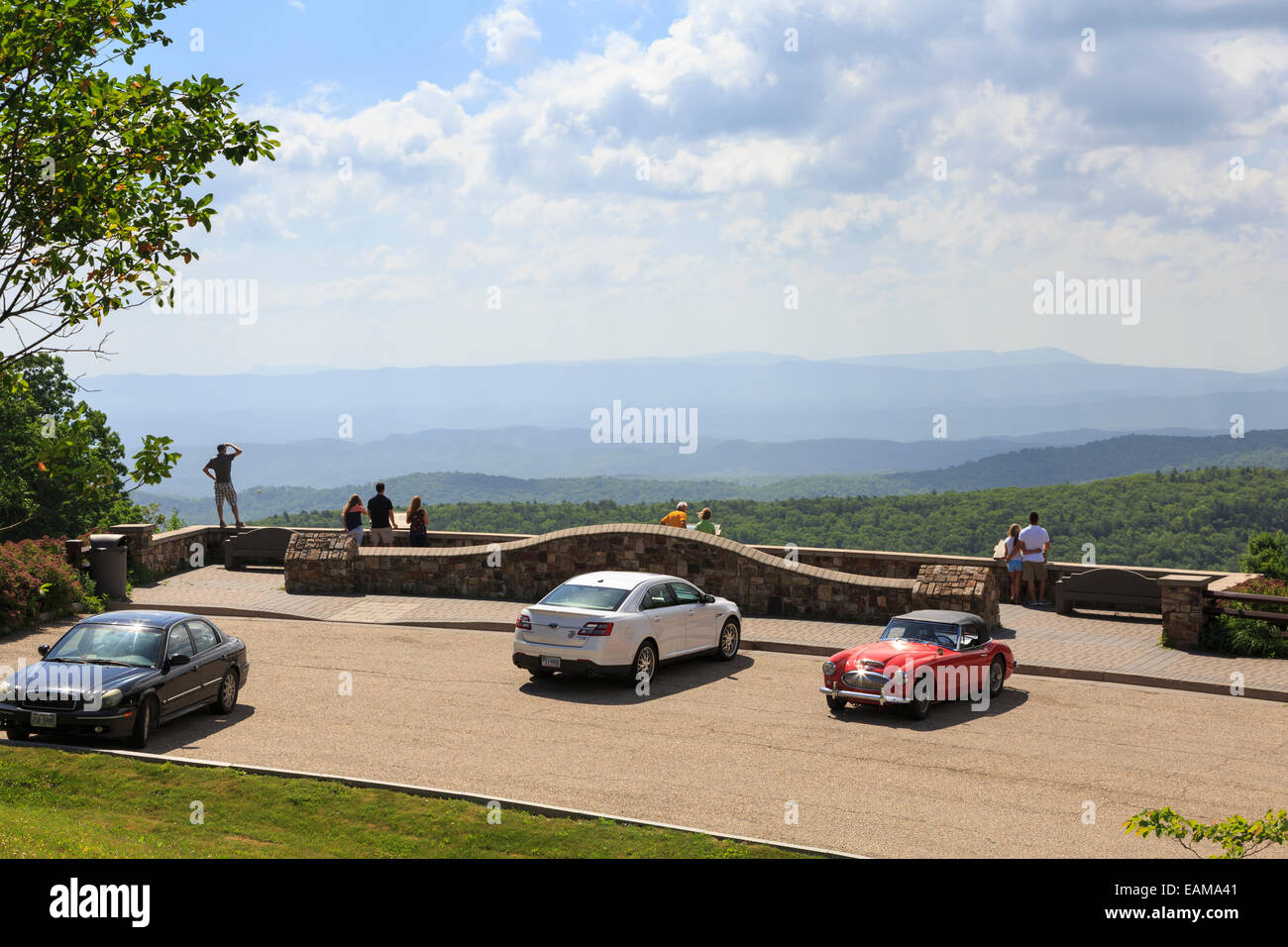 Dan Ingalls Overlook, Bath County, Virginia near Homestead Resort Stock