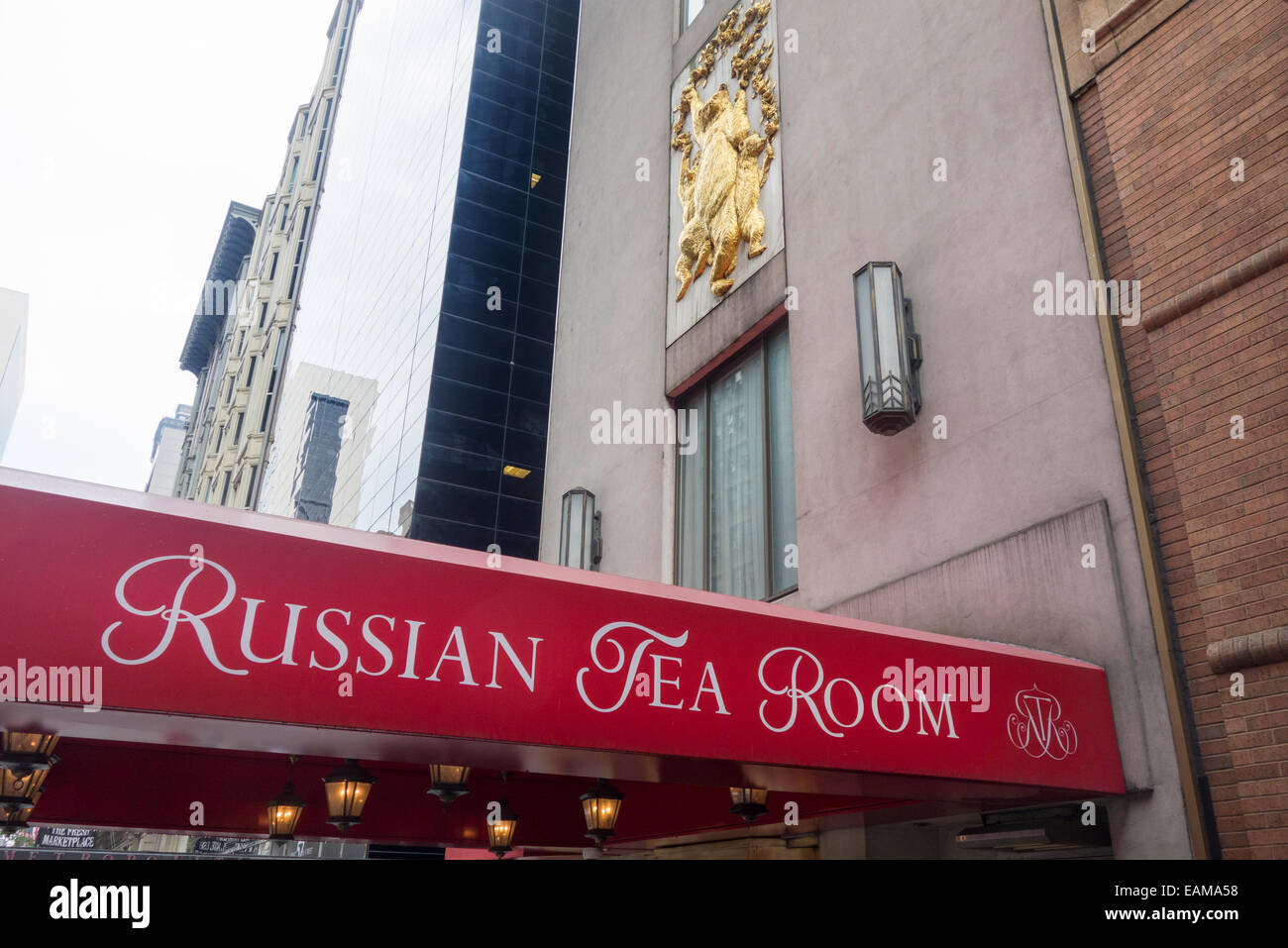 The Russian Tea room restaurant in New York City Stock Photo Alamy