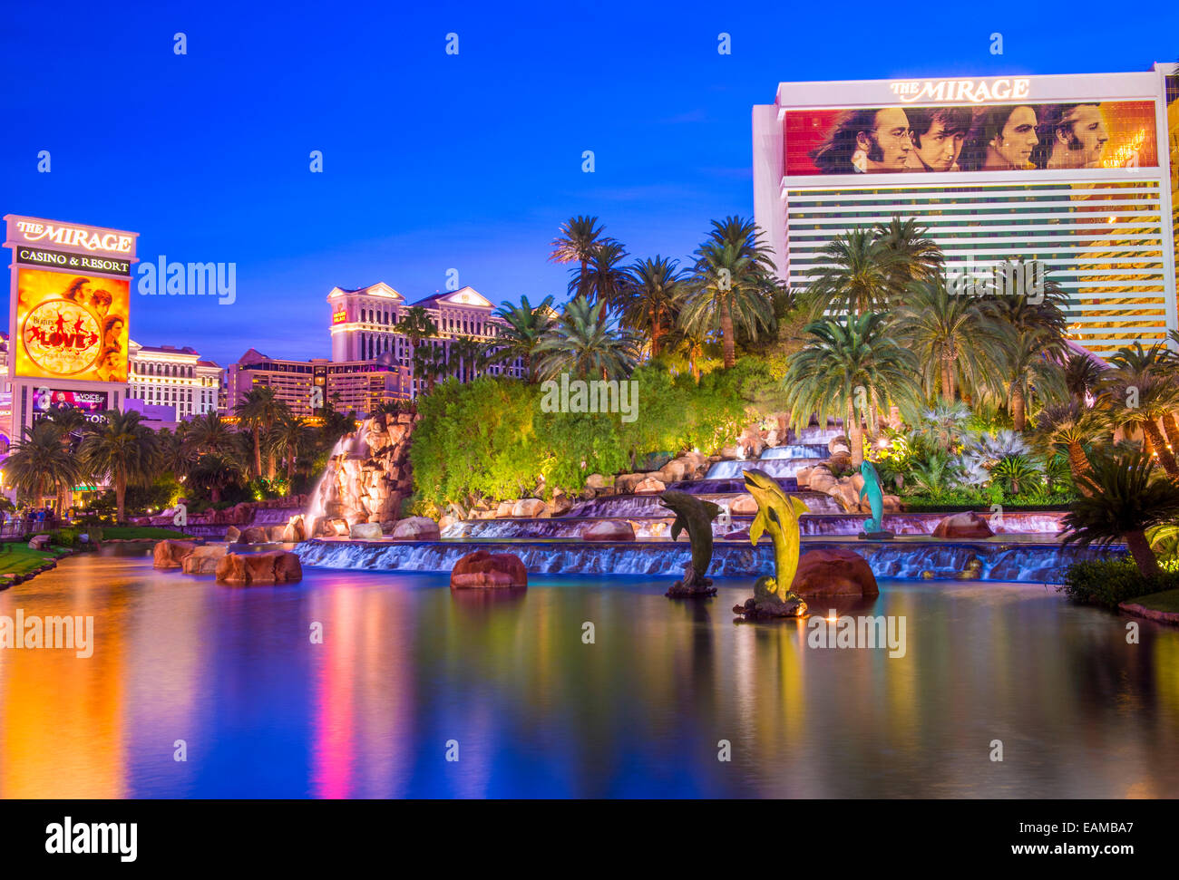 The Mirage Hotel in Las Vegas Stock Photo Alamy