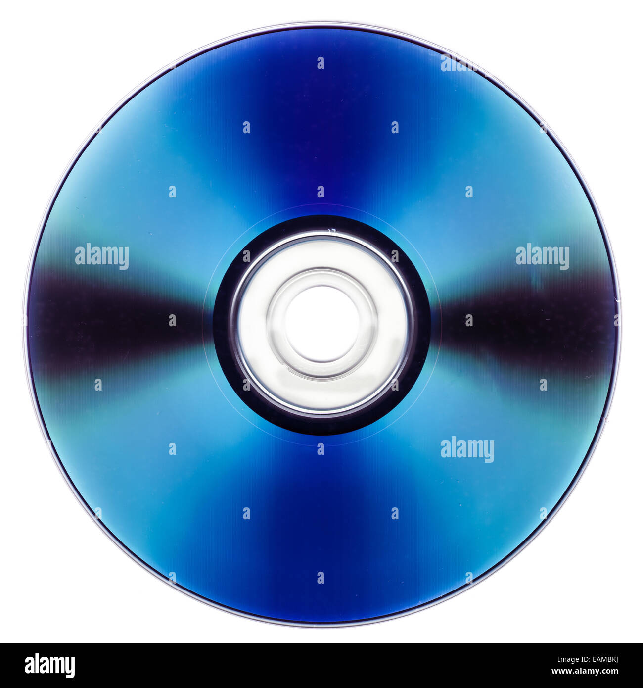 CD DVD for audio and video data recording isolated over white