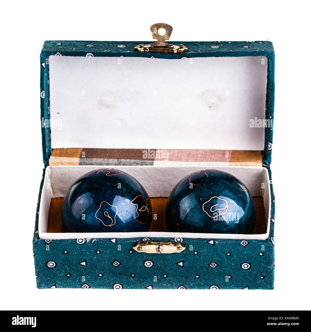 Chinese Baoding balls or medicine balls for relaxation Stock Photo - Alamy