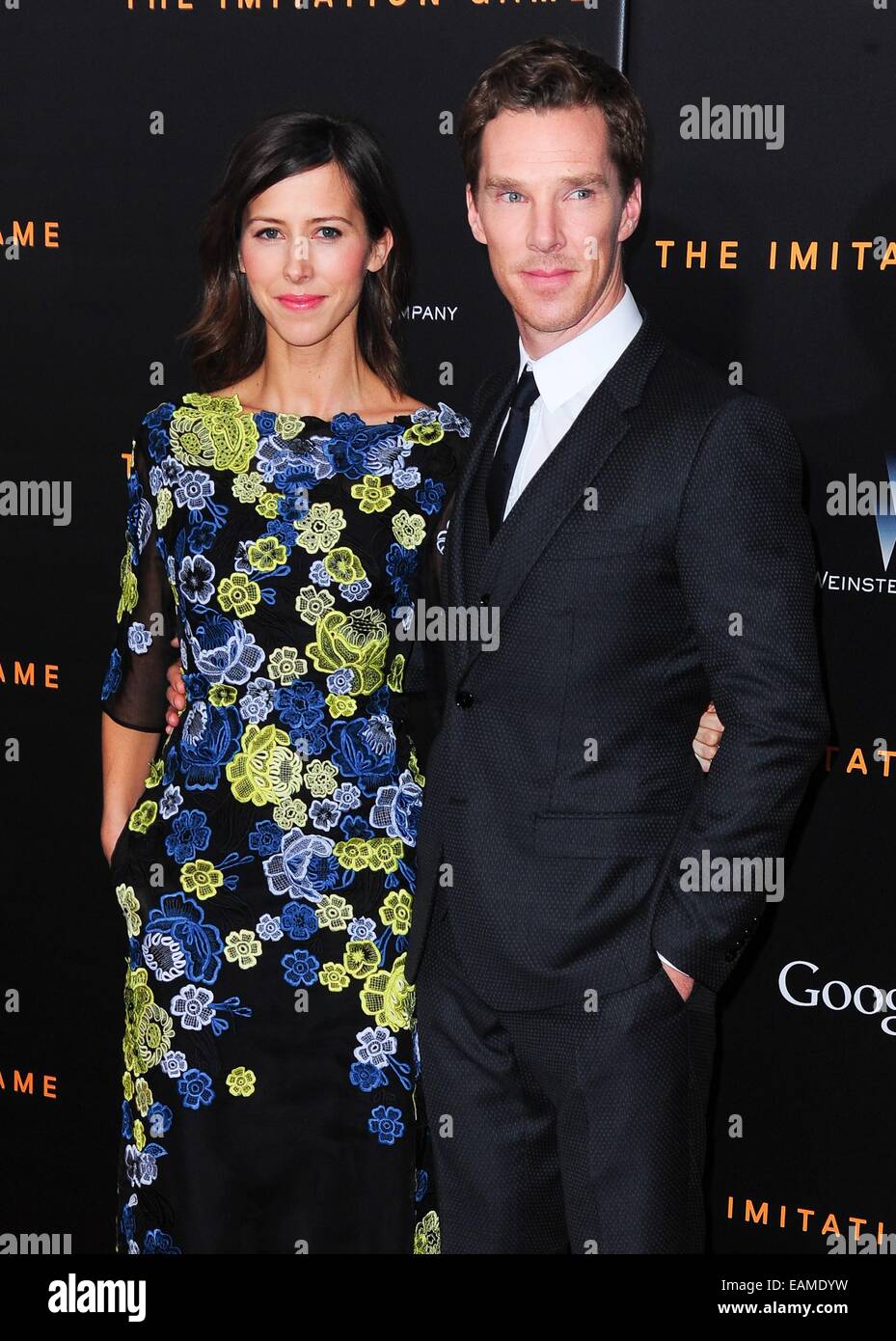 New York, NY, USA. 17th Nov, 2014. Sophie Hunter, Benedict Cumberbatch