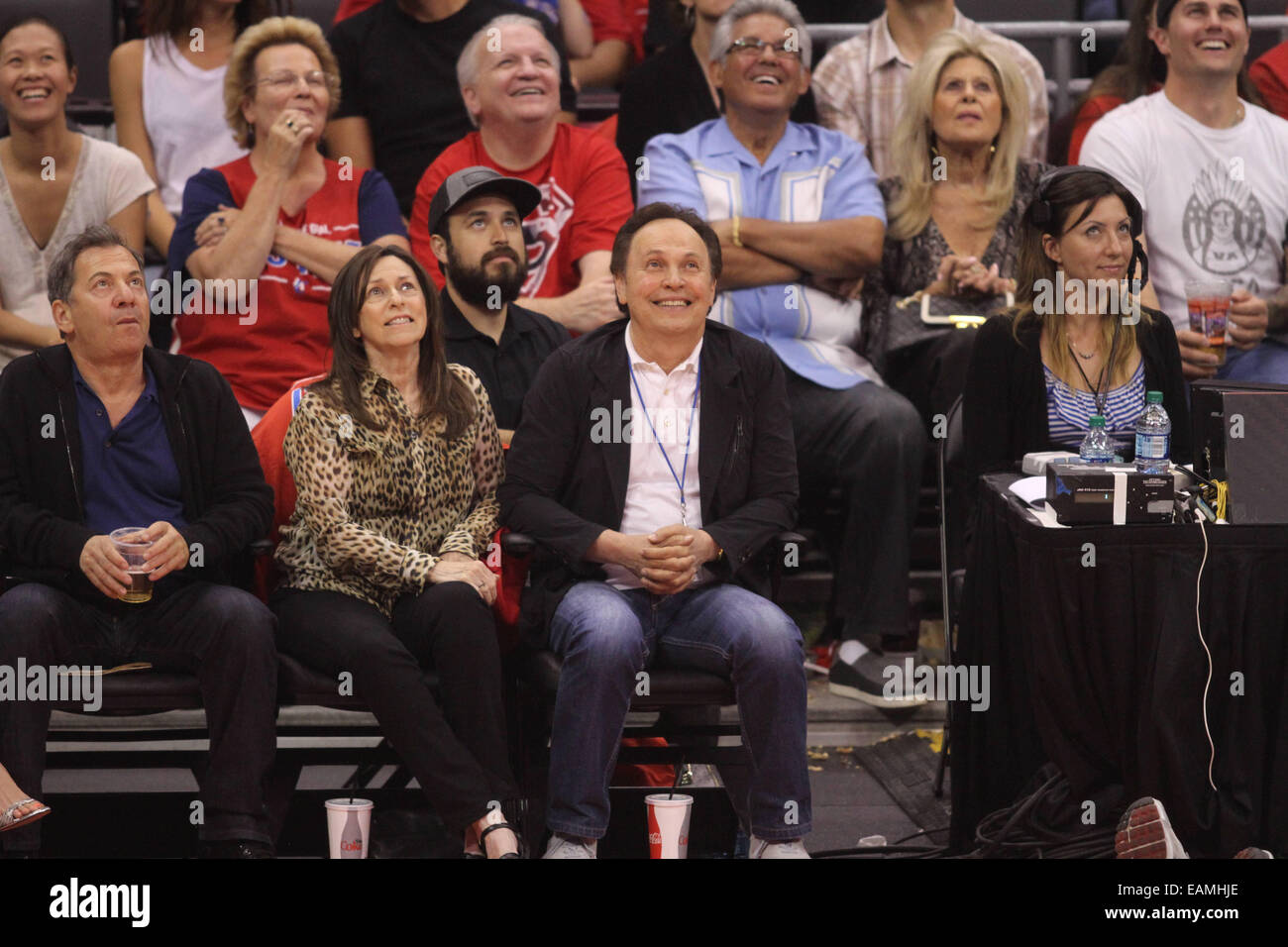9,276 Celebrities At The Los Angeles Clippers Game Stock Photos
