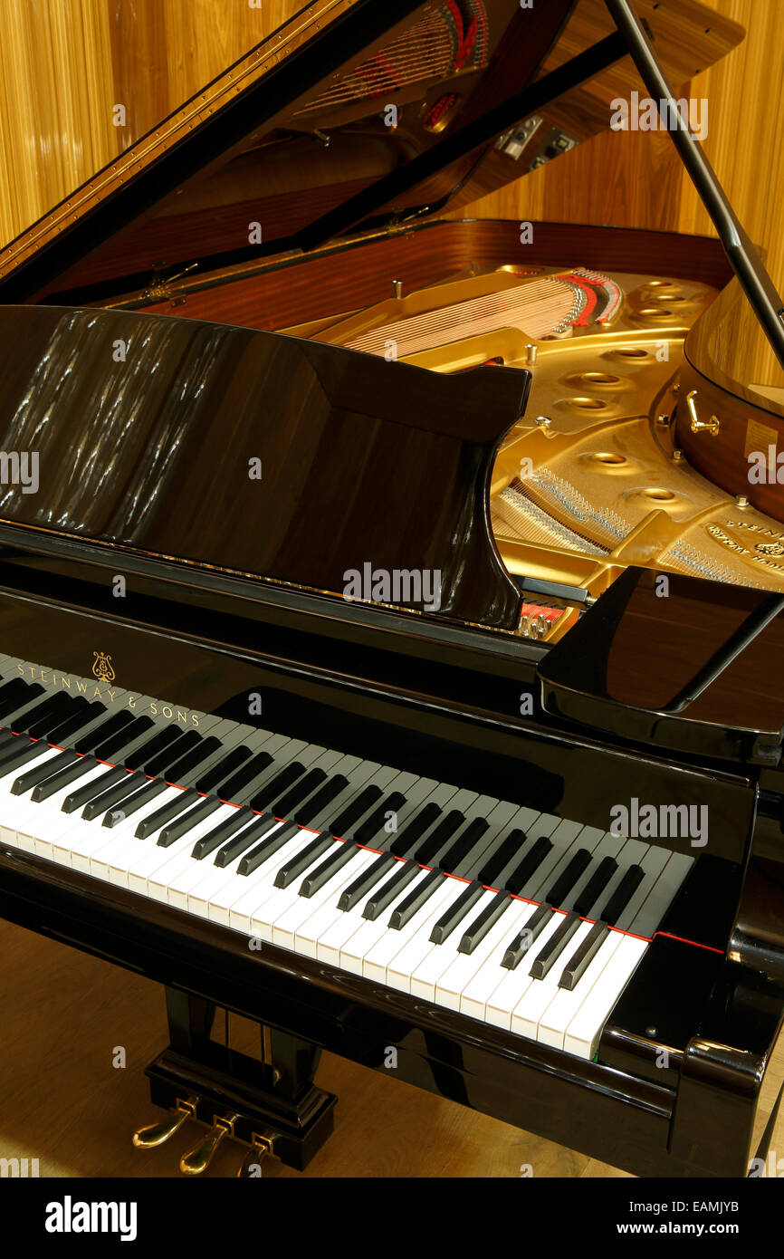 Piano, grand piano Steinway & Sons Stock Photo