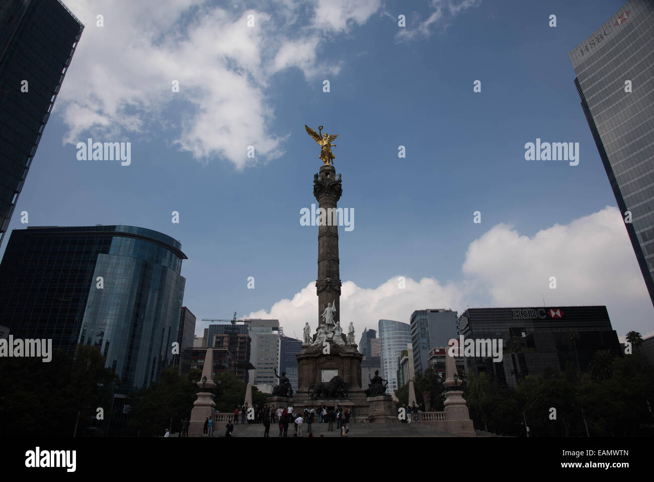 Angel of Independence,Mexico city,Mexico Stock Photo