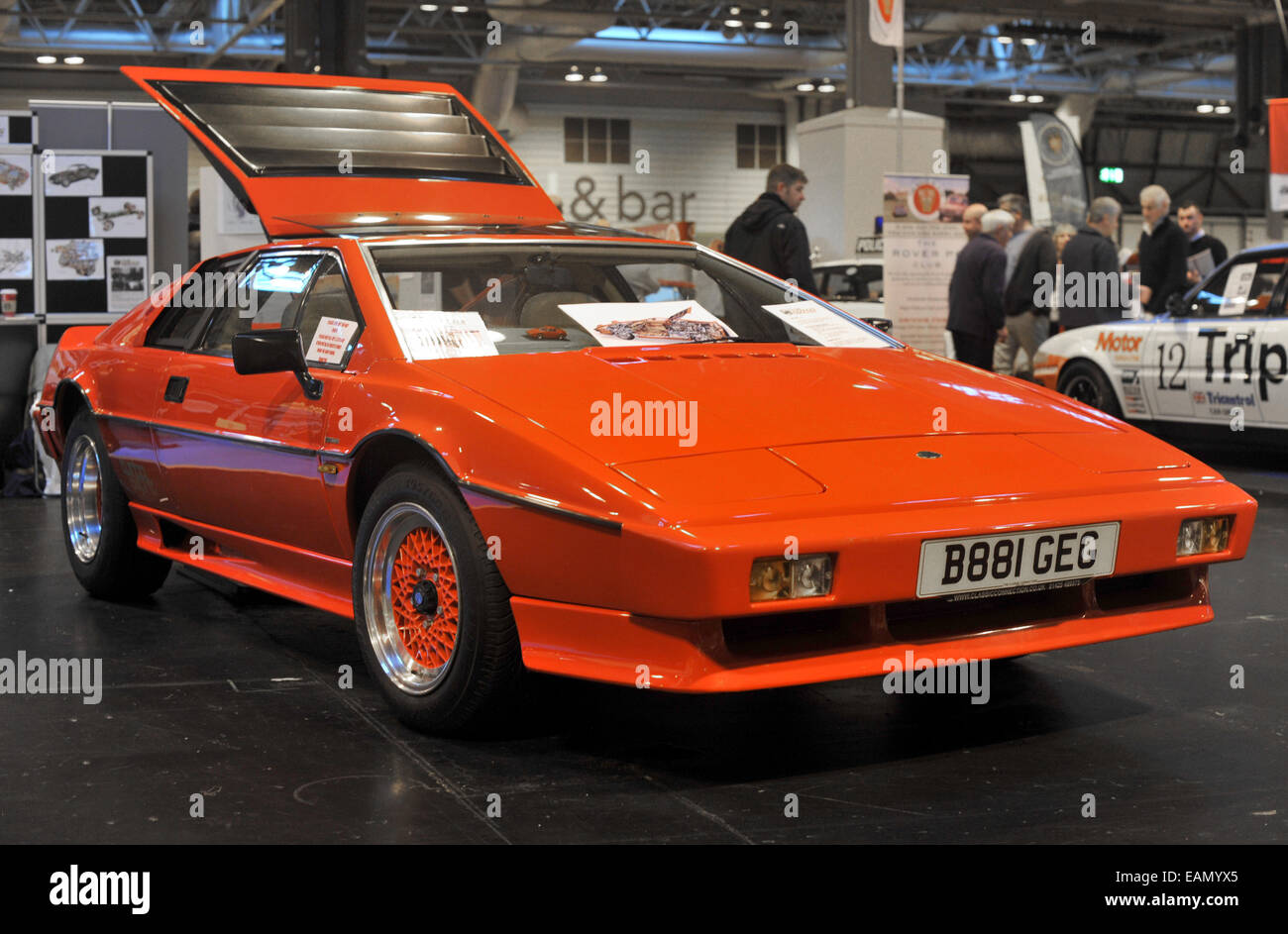 Lotus Esprit classic sports car car at the 2014 NEC classic car show Stock Photo