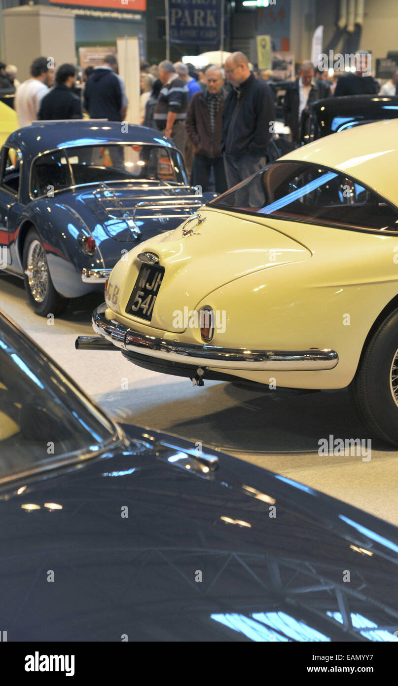 classic cars at the 2014 NEC classic car show Stock Photo