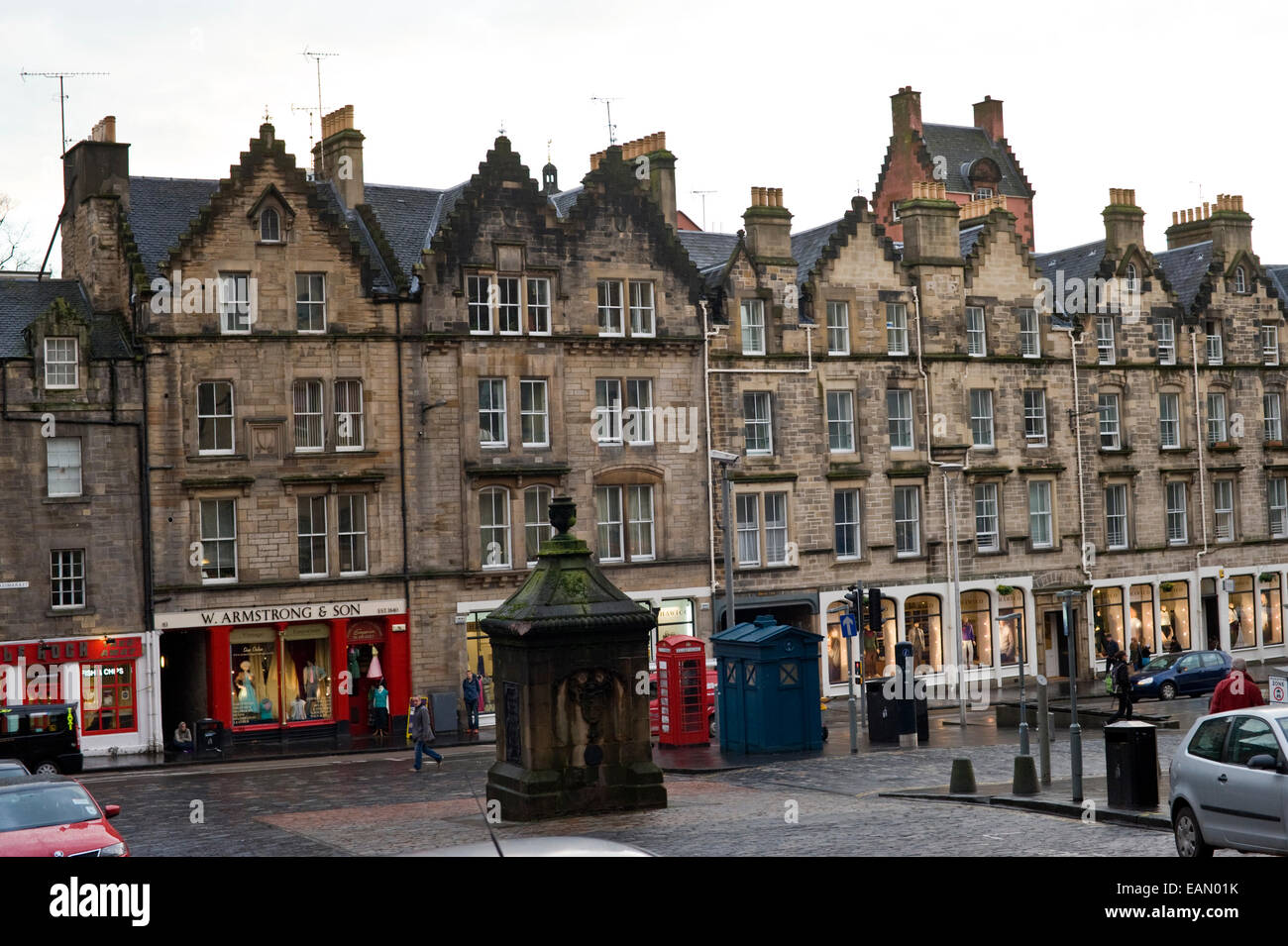 Grassmarket in city centre of Edinburgh Scotland UK Stock Photo