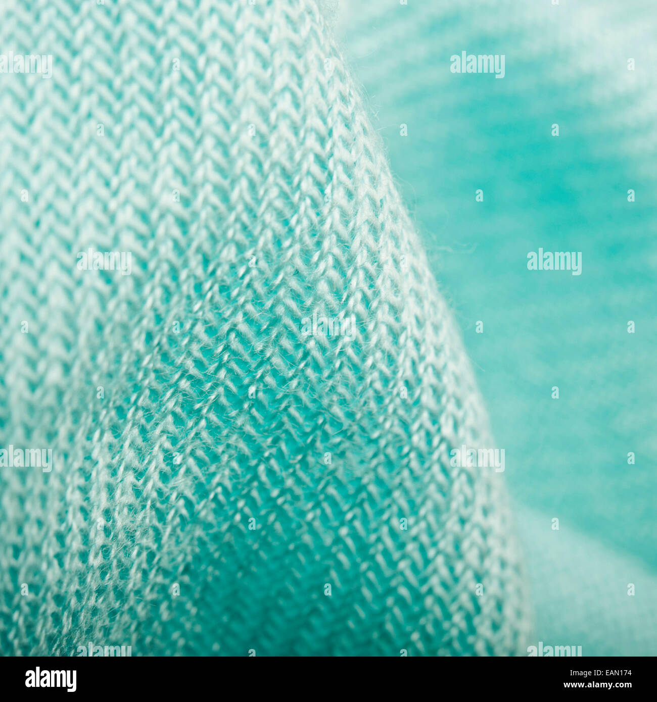 teal cotton textile macro background Stock Photo Alamy