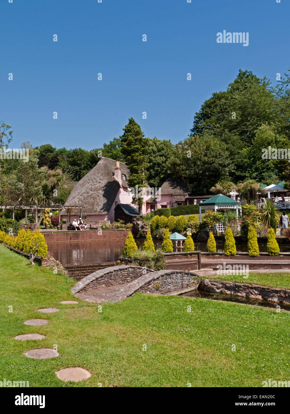 The Beautiful Grounds of Cockington Village, Torbay, Devon, England