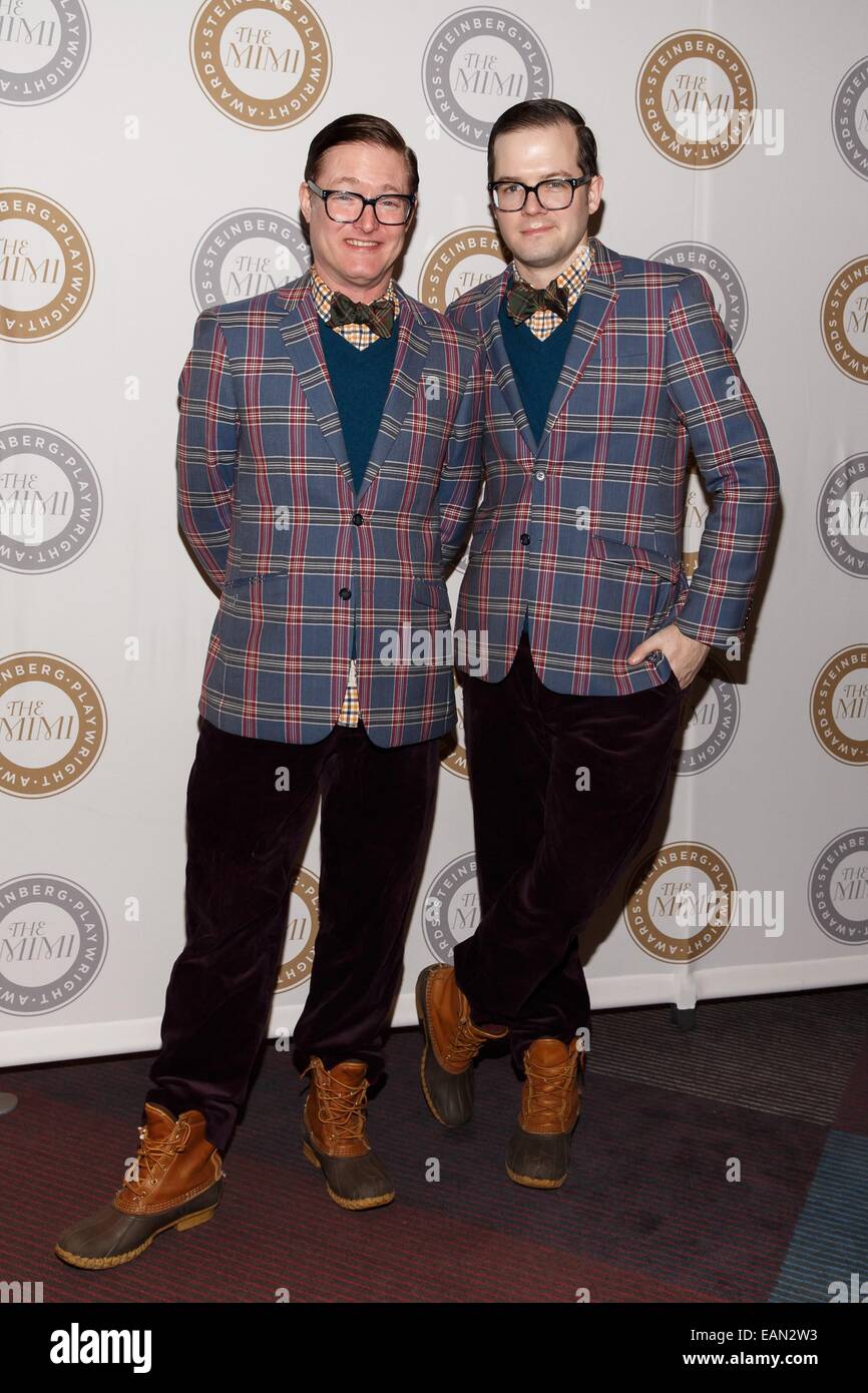 New York, NY, USA. 17th Nov, 2014. AndrewAndrew at arrivals for The Harold and Mimi Steinberg Charitable Trust Host 2014 Steinberg Distinguished Playwright Award, Mitzi E. Newhouse Theater at Lincoln Center, New York, NY November 17, 2014. Credit:  Jason Smith/Everett Collection/Alamy Live News Stock Photo