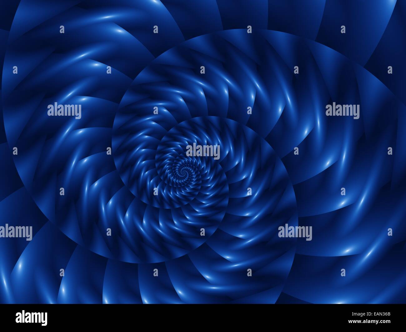 Digital Blue Spiral Art Background Stock Photo - Alamy