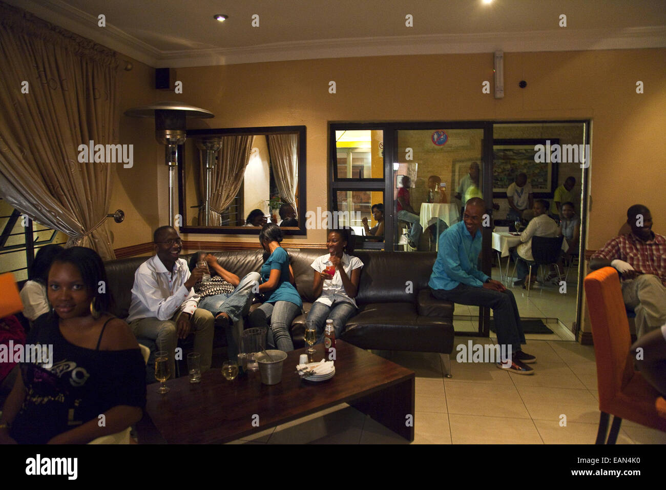 South Africa, Soweto, people in the Sochila bar Stock Photo Alamy