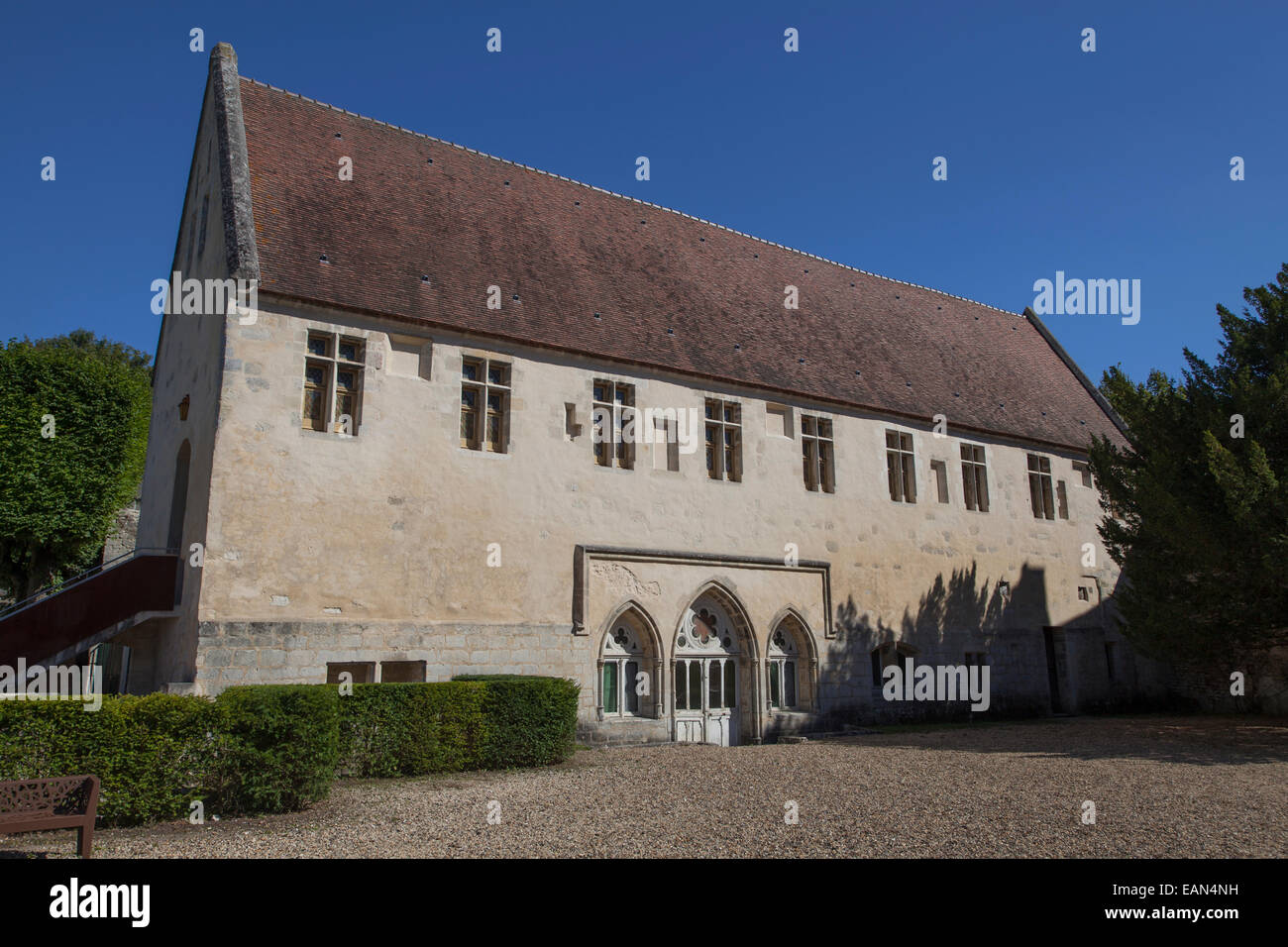 The Prieuré Saint Maurice at Parc du Palais Royal at Senlis Stock Photo