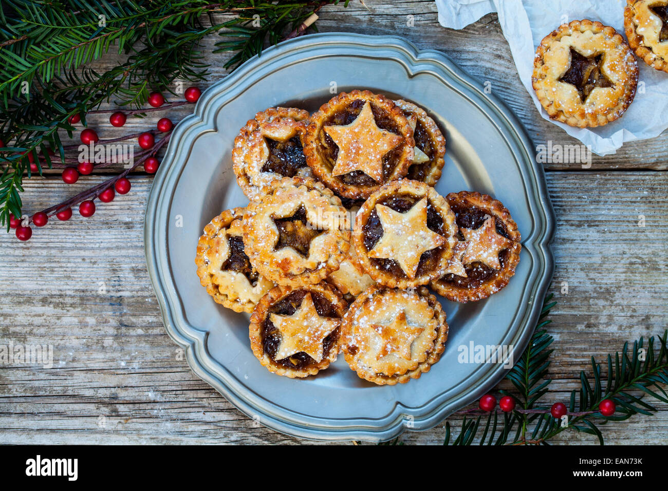 Traditional Christmas mice pies Stock Photo Alamy