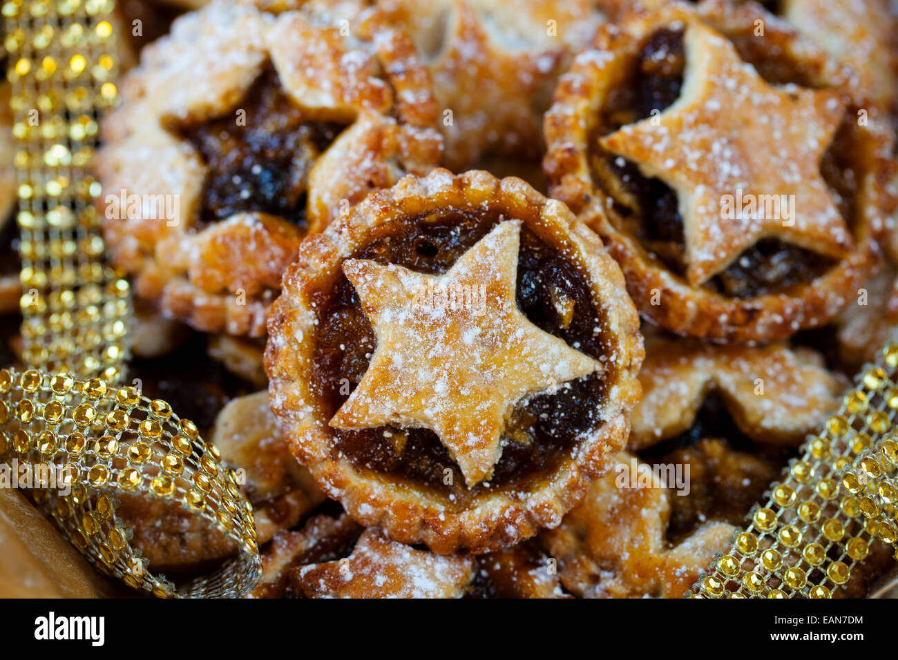 Traditional Christmas mice pies Stock Photo Alamy
