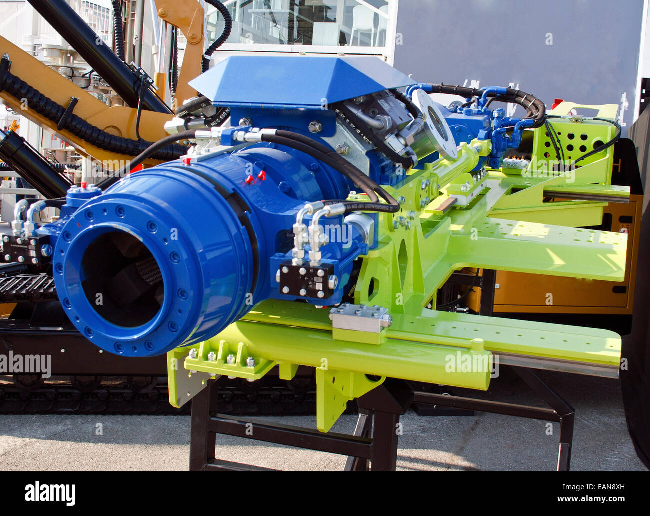 a drilling machine detail Stock Photo