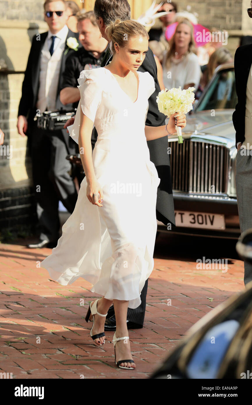 Poppy Delevingne And James Cook Get Married Featuring Cara Stock Photo Alamy