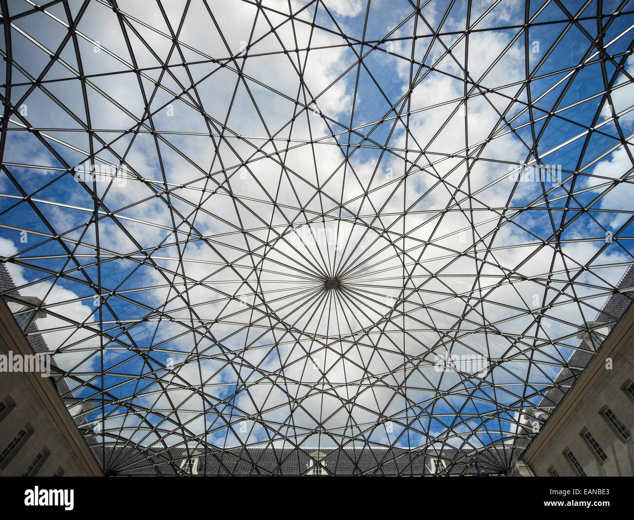 Glass roof of the National Maritime Museum, Amsterdam Stock Photo
