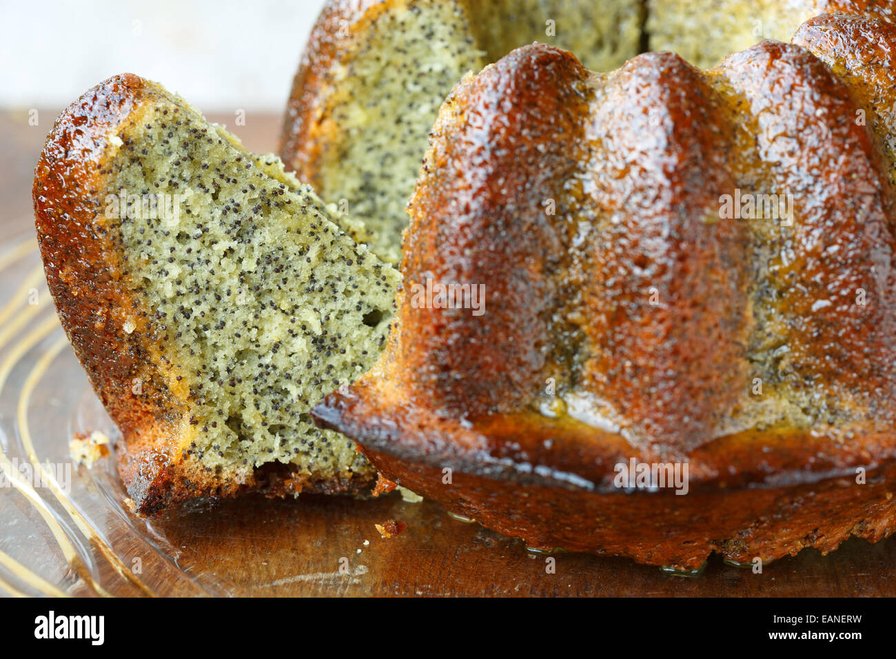 Citrus Poppy Seed Cake Stock Photo Alamy