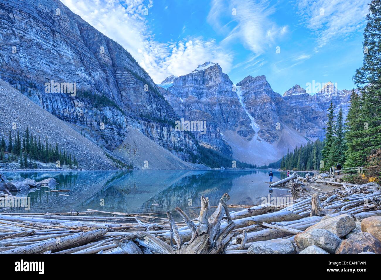 canada, calgary, banff,   canadian rockies, moraine lake, alberta, Stock Photo