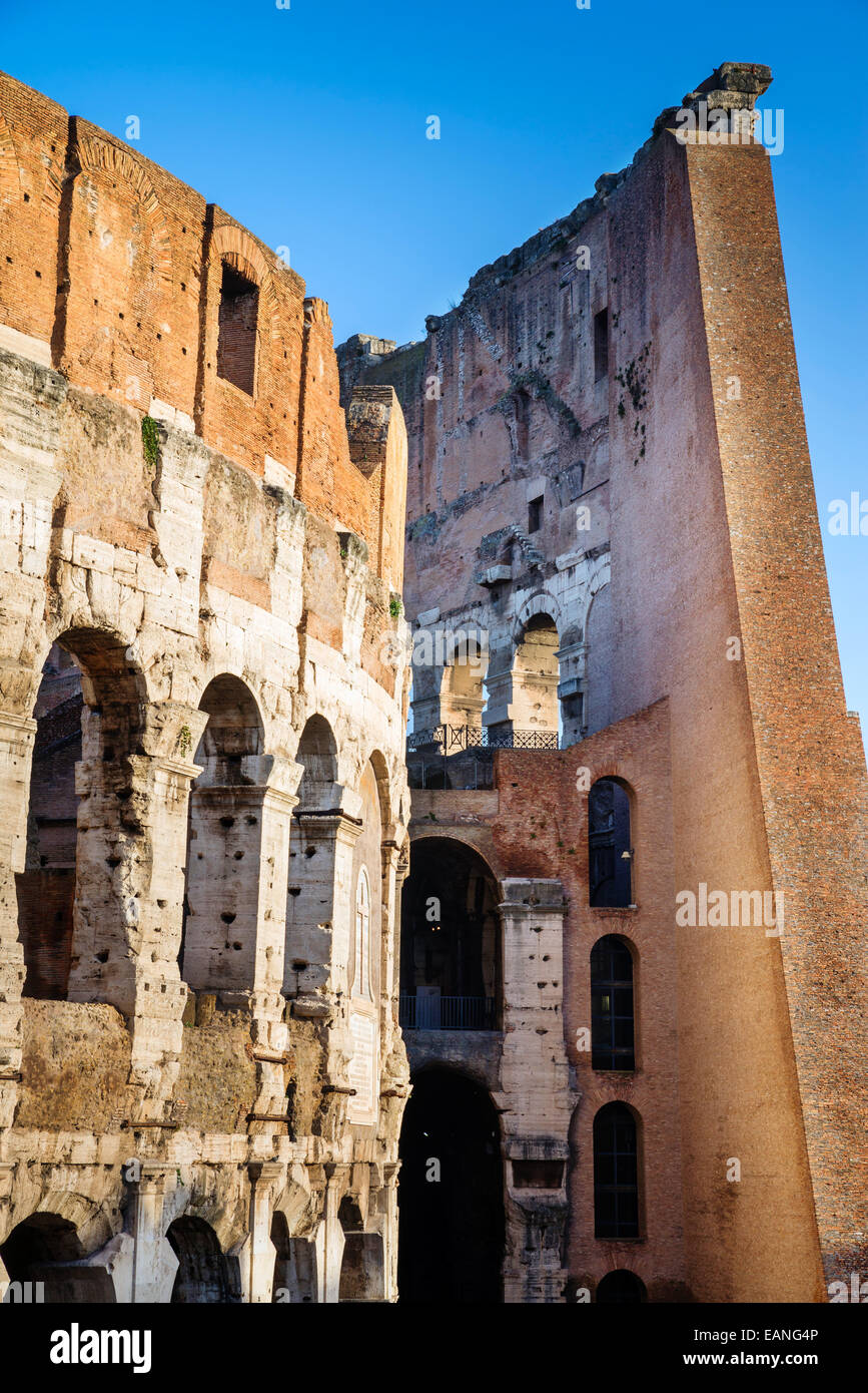 Ancient roman structures weather hi-res stock photography and images ...