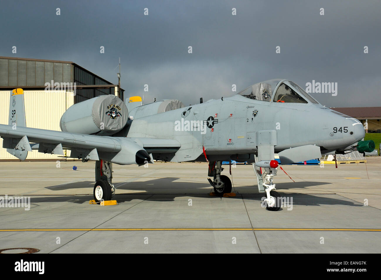 U.S. Air Forces Europe (USAFE) A-10 Thunderbolt II at Spangdahlem Air Base,  Germany Stock Photo - Alamy