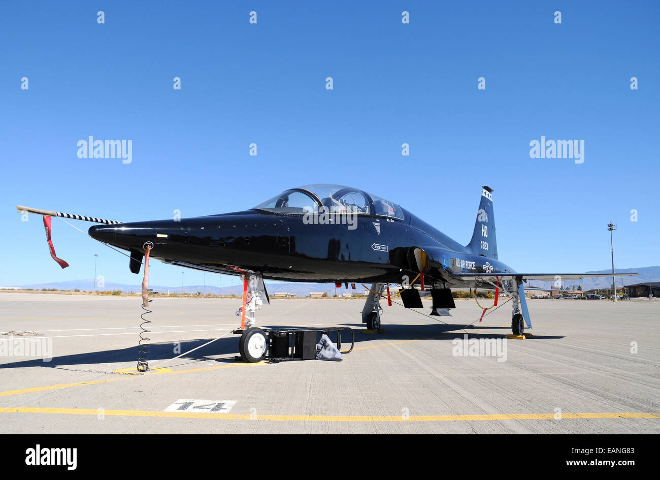 U.S. Air Force T38 Talon at Holloman Air Force Base, New Mexico Stock