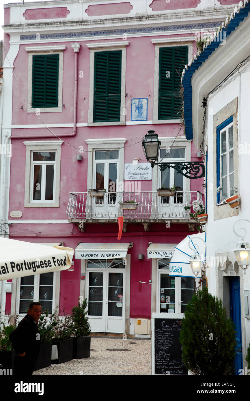 Cascais streetscape, Portugal Stock Photo