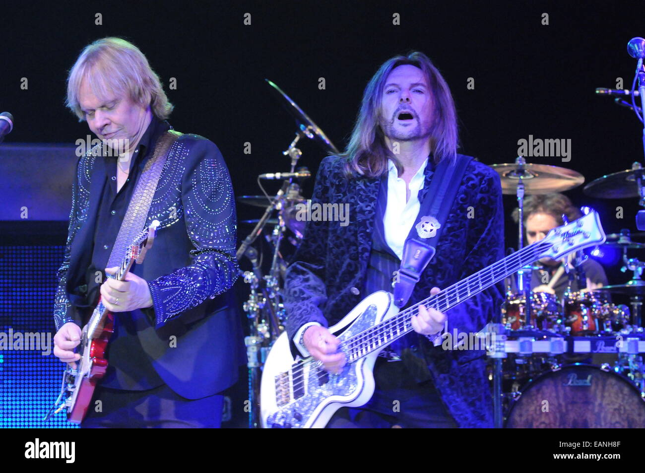 Westbury, New York, USA. 14th Nov, 2014. 'STYX' performing live in