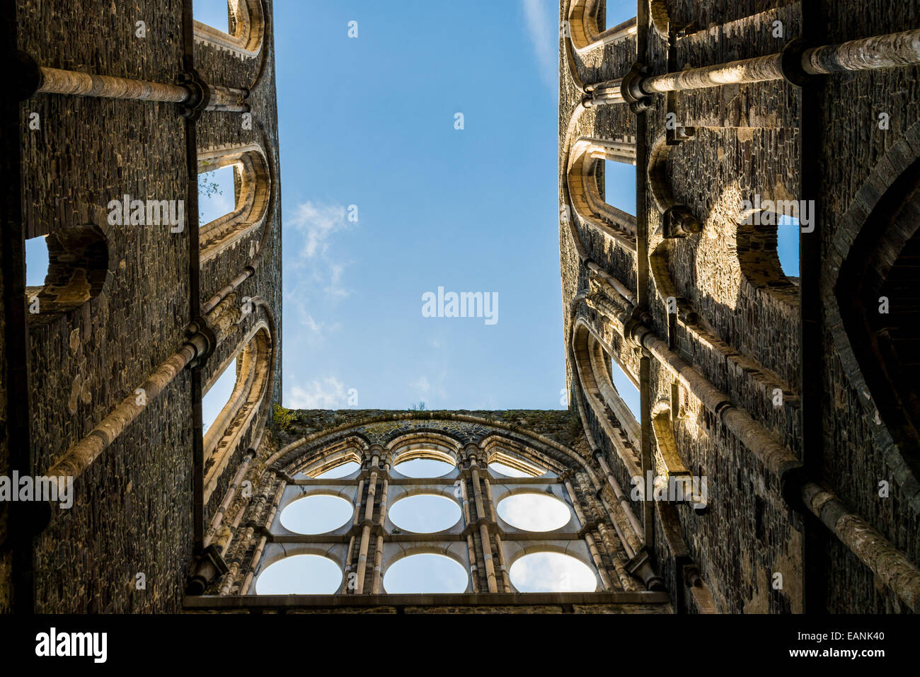 Belgium:Villers Abbey in the Walloon Brabant province of Wallonia Stock Photo