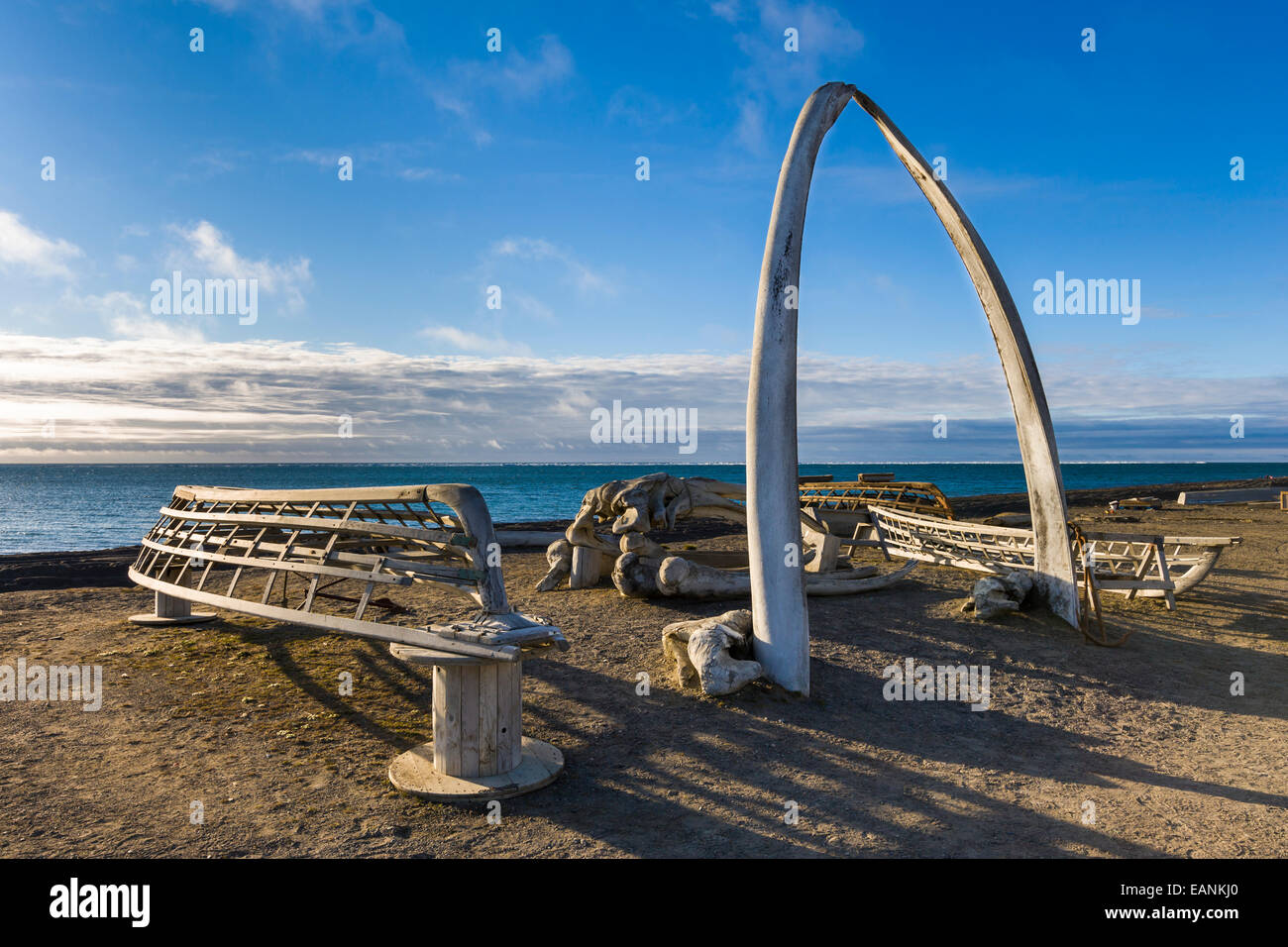 Barrow whale bone arch High Resolution Stock Photography and Images Alamy