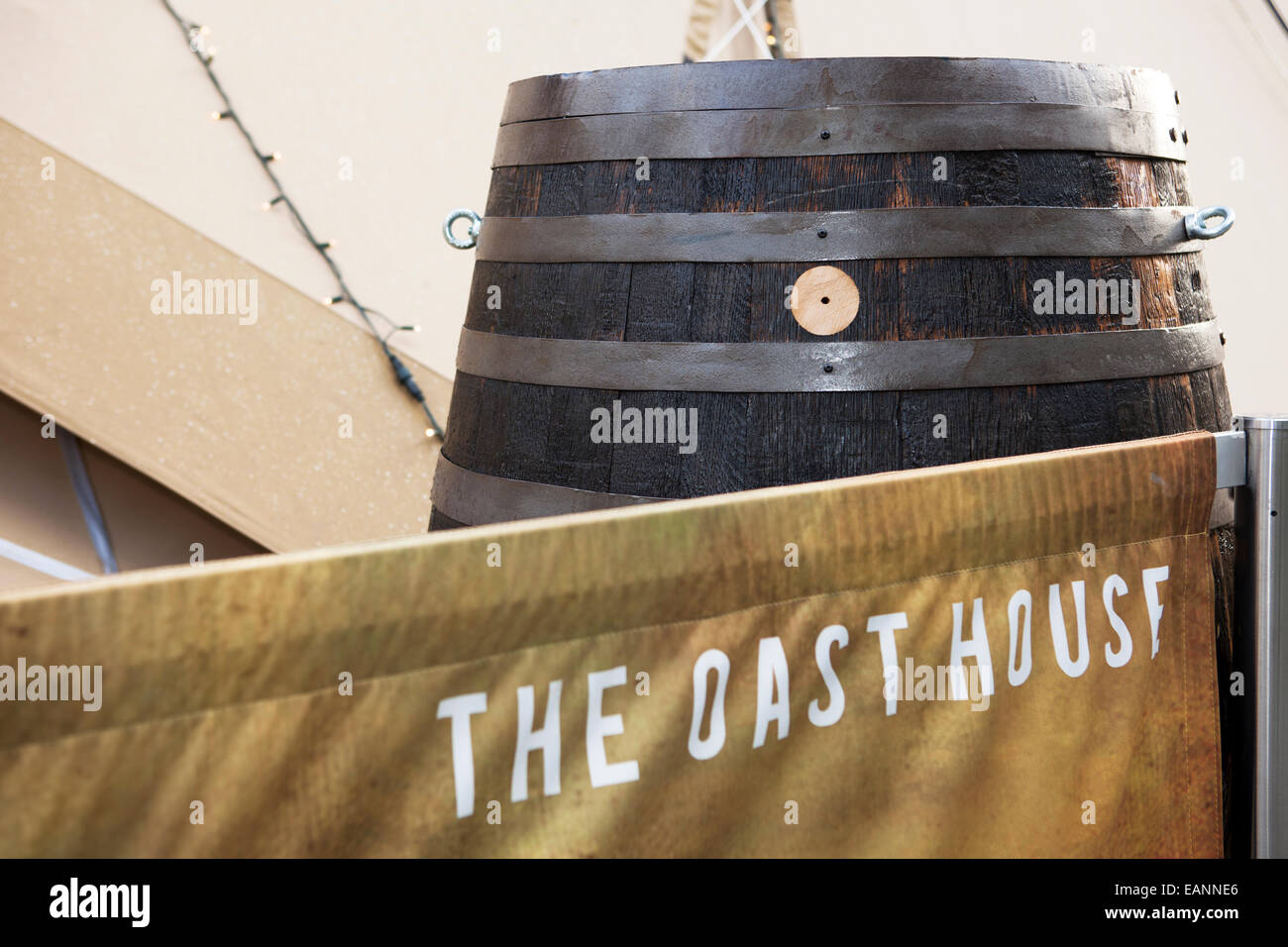 Wooden whiskey barrel barrels whisky cognac alcohol scotch Scottish oast house distillery