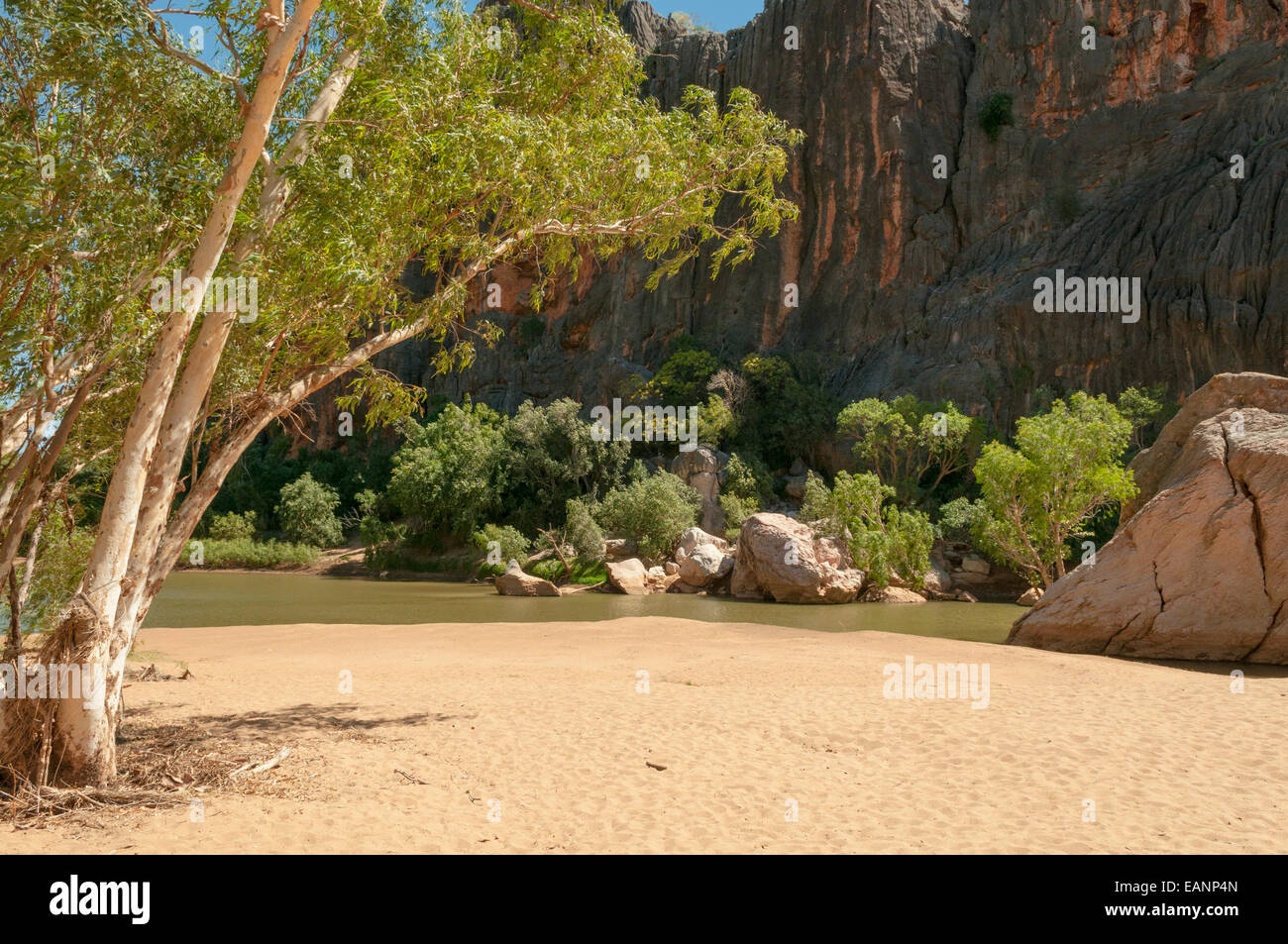 Windjana Gorge, the Kimberley, WA, Australia Stock Photo