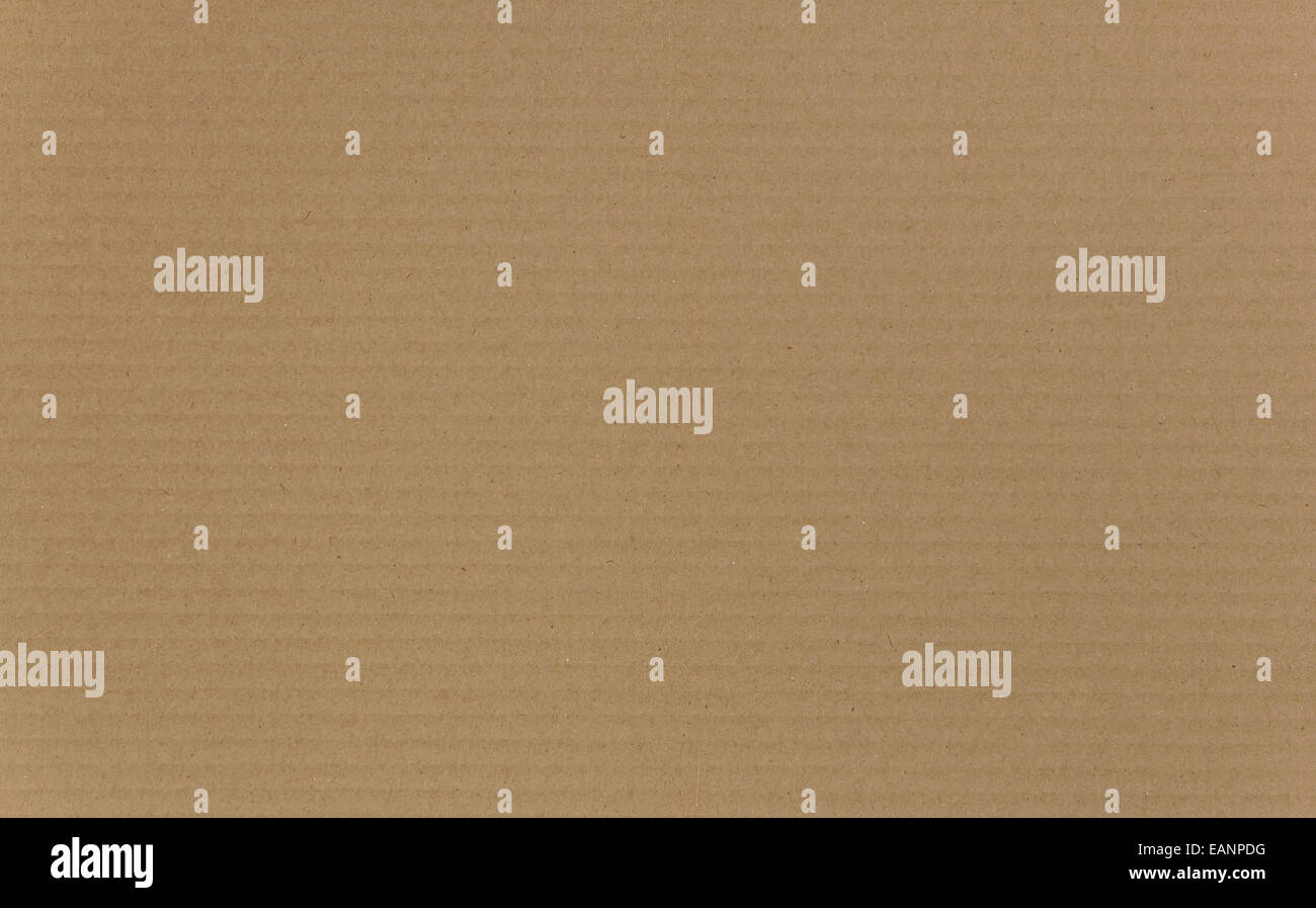 Cardboard background with ridged Texture detail Stock Photo