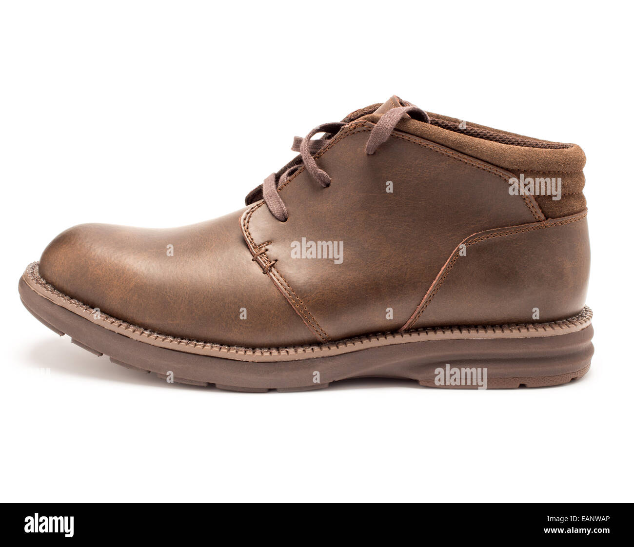 Boots on a white background closeup isolate Stock Photo - Alamy