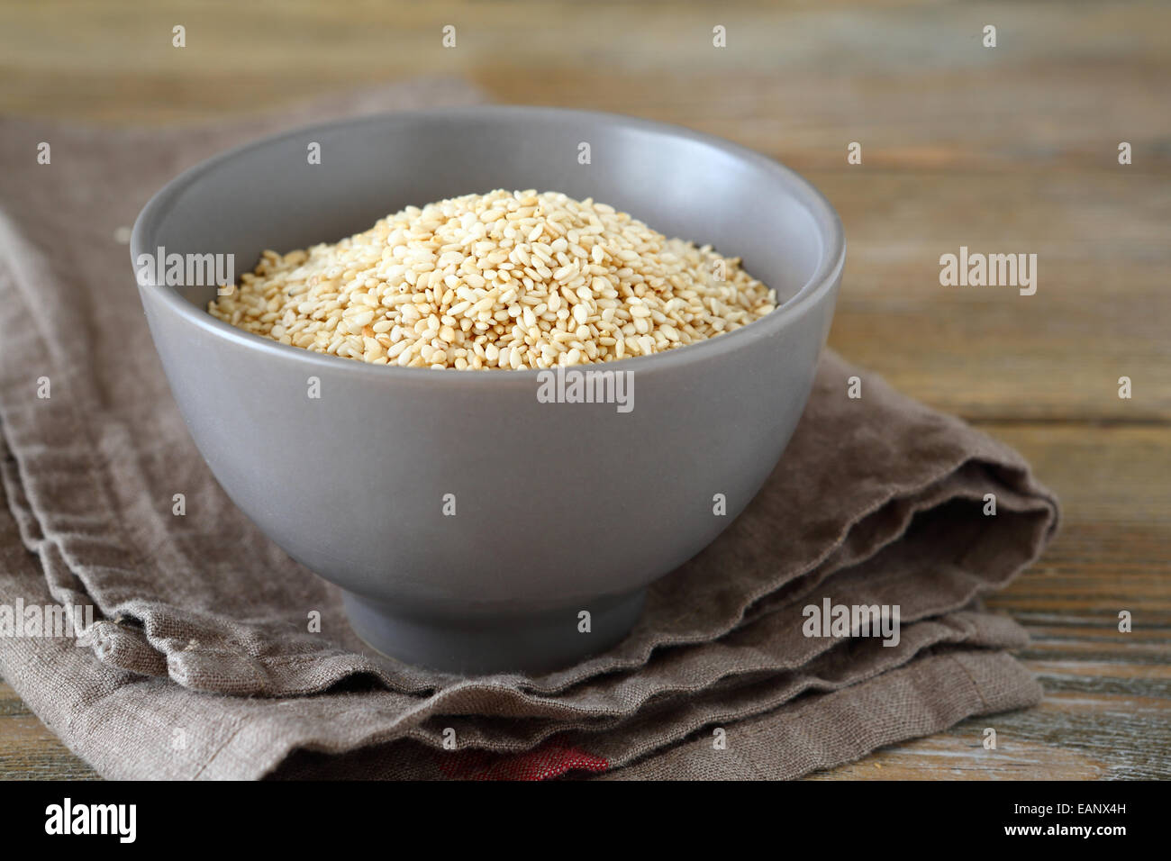 Roasted sesame seeds, food closeup Stock Photo Alamy