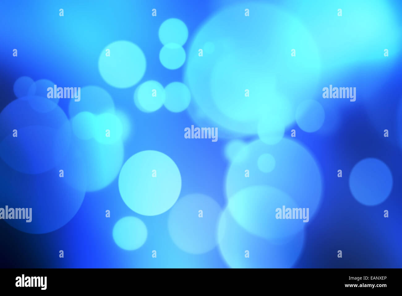 Blue bokeh abstract light background Stock Photo - Alamy