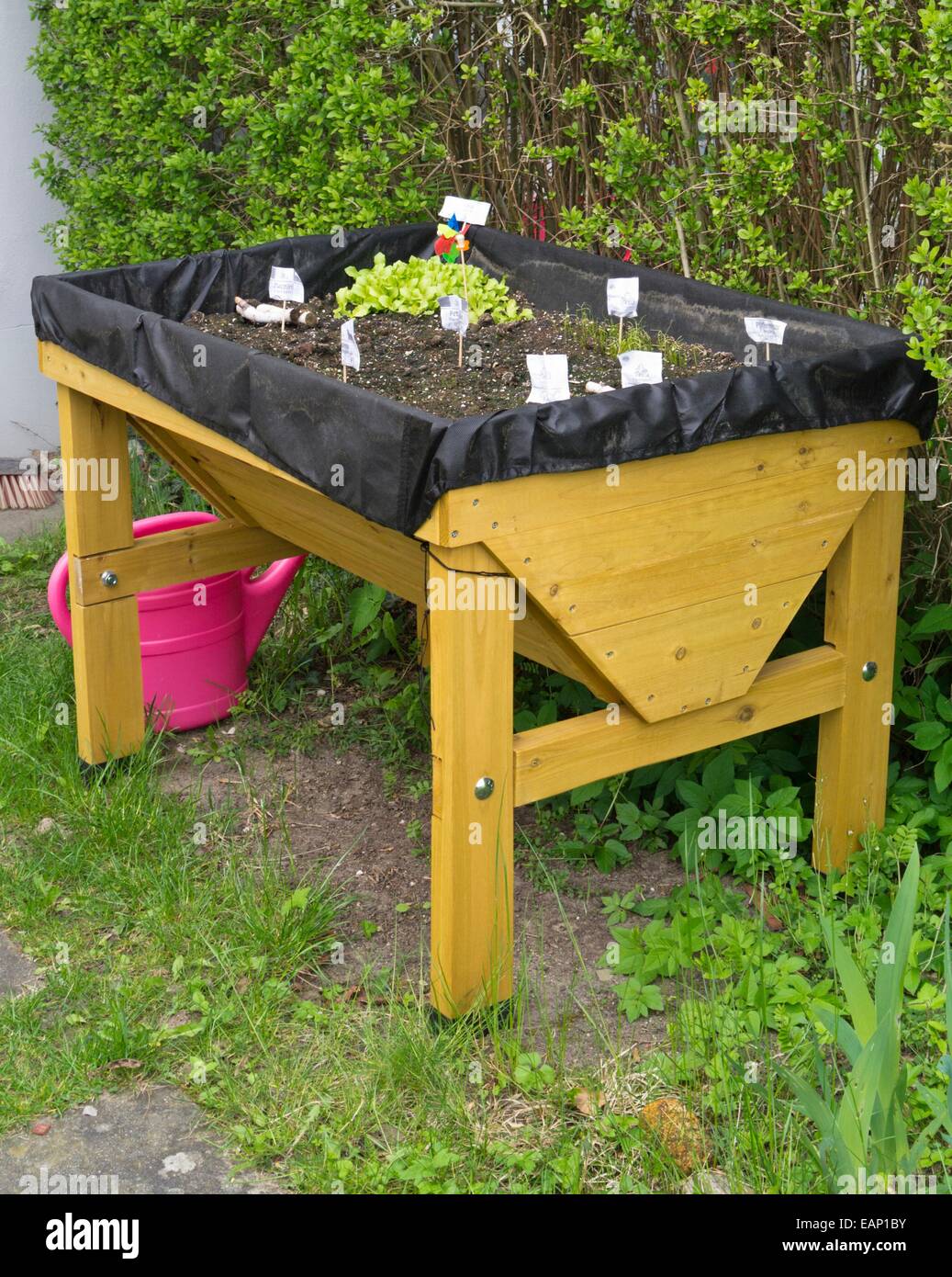Wooden raised bed table hires stock photography and images Alamy