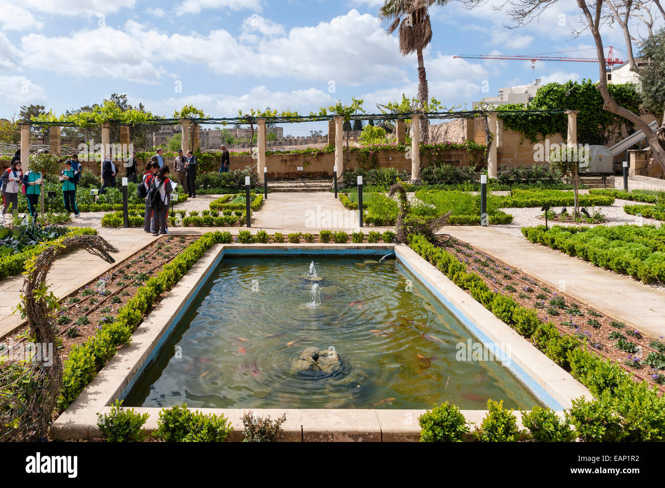 The President's Kitchen Garden, Attard, Malta Stock Photo Alamy