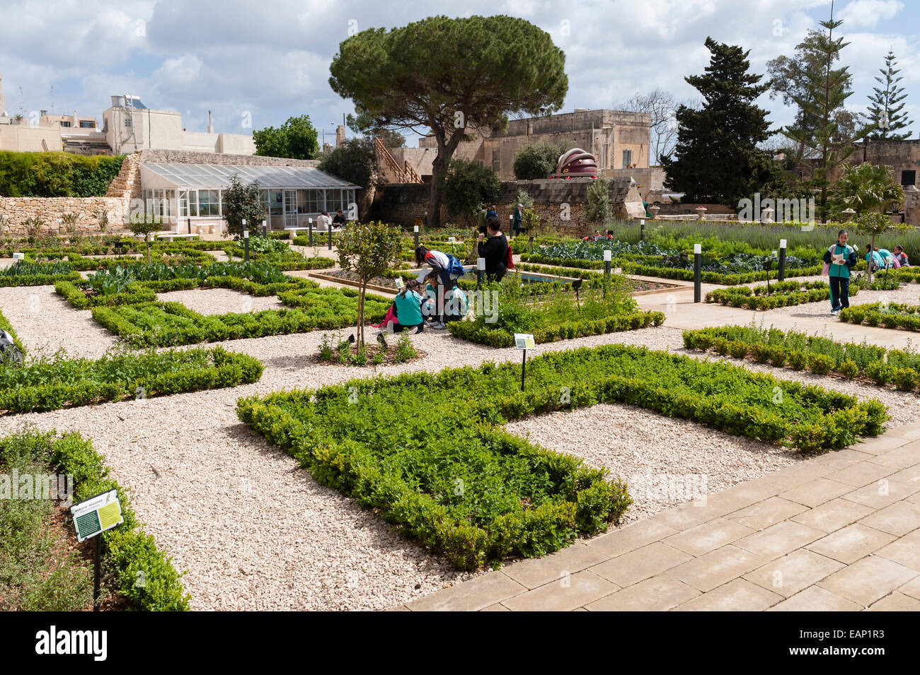 The President's Kitchen Garden, Attard, Malta Stock Photo Alamy