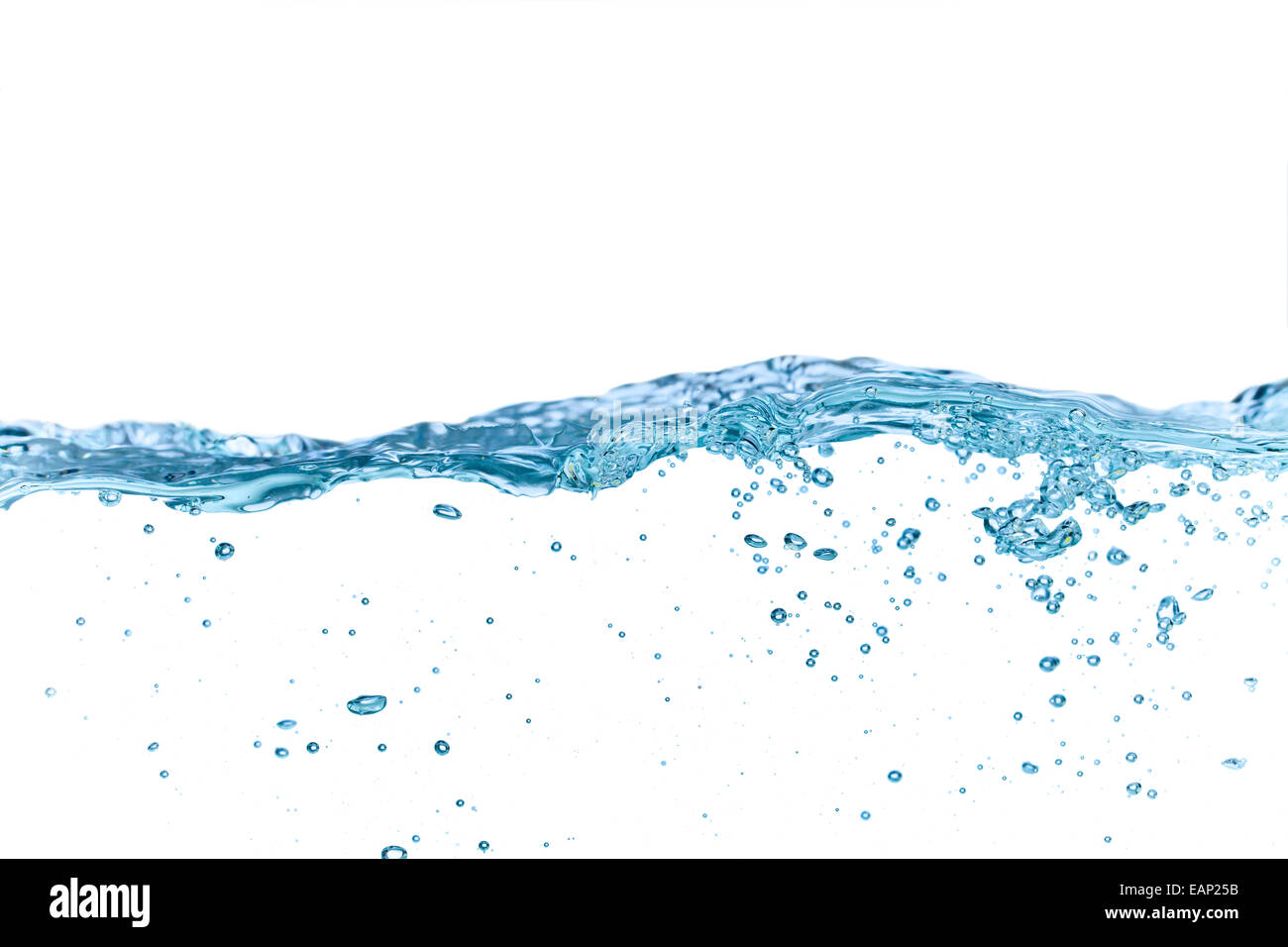 Water waves isolated on white background Stock Photo - Alamy