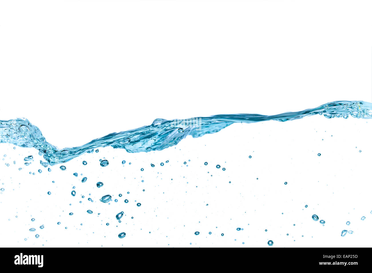 Water waves isolated on white background Stock Photo - Alamy