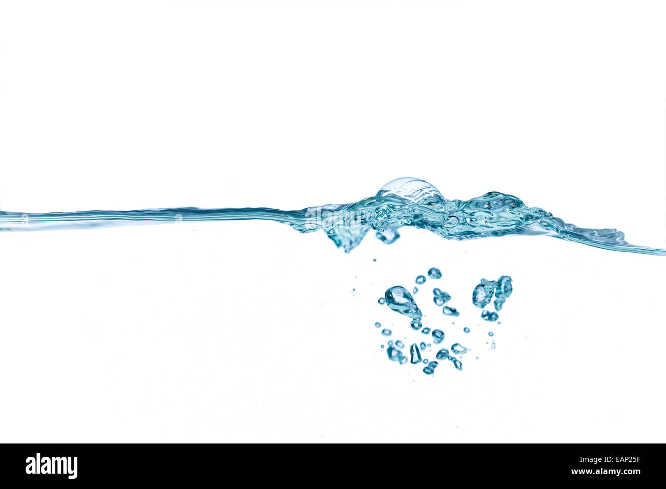 Water waves isolated on white background Stock Photo - Alamy