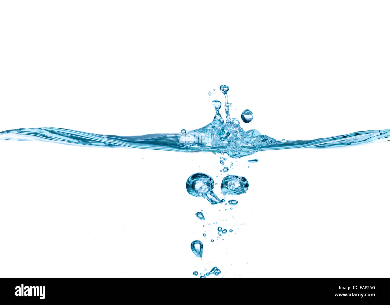 Water waves isolated on white background Stock Photo - Alamy