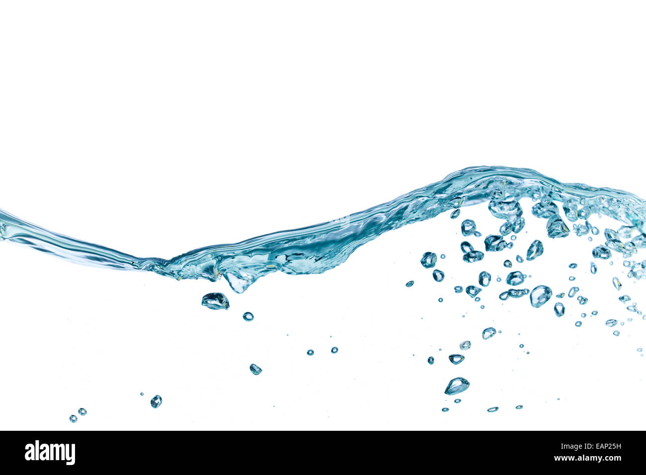 Water waves isolated on white background Stock Photo - Alamy